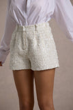 Cambridge Cream Boucle Tailored Shorts