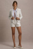 Cambridge Cream Boucle Tailored Shorts