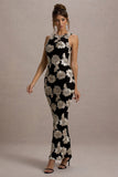 Zoella Ecru Floral Print Sleeveless Maxi Dress