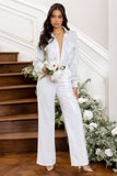 Dreamy Sequin Wide Leg Pants