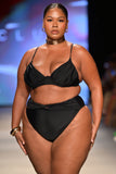 Opal Black Ruched Bikini Top