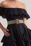 Salassa Patterned Woven Belt