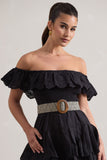 Salassa Patterned Woven Belt