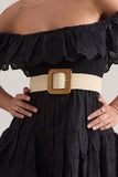 Salento Beige Natural Woven Belt
