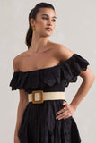 Salento Beige Natural Woven Belt