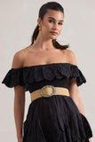 Campora Beige Natural Woven Belt