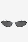 Aster Otra Black Metal Cat Eye Sunglasses