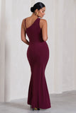 Phantasy Burgundy Maternity Cowl Neck Maxi Dress