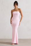 Ceremony Pink Bandeau Maxi Dress