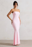 Ceremony Pink Bandeau Maxi Dress