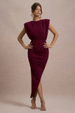 Jennifer Port Sleeveless Maxi Dress With Asymmetric Hem