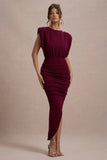 Jennifer Port Sleeveless Maxi Dress With Asymmetric Hem
