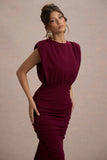 Jennifer Port Sleeveless Maxi Dress With Asymmetric Hem