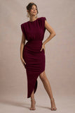Jennifer Port Sleeveless Maxi Dress With Asymmetric Hem