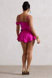 Melodie Dark Pink High-Waist Shorts