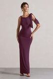 Kacey Plum Twisted Knot Maxi Dress