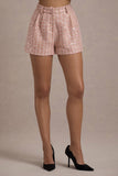 Cambridge Pink Boucle Tailored Shorts