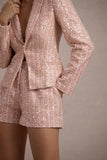 Marena Pink Boucle Tailored Blazer