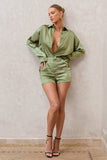 Persistence Olive Tailored Shorts