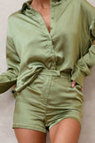 Persistence Olive Tailored Shorts