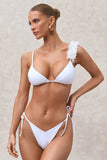 Cally White String Bikini Bottoms