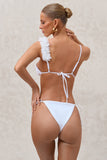 Cally White String Bikini Bottoms
