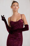 Hot Hands Port Long Velvet Gloves