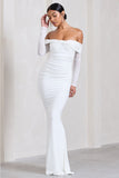 Alex White Bardot Twist Maxi Dress