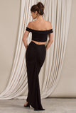 Raye Black High Bodycon Pencil Skirt