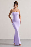 Ceremony Lilac Bandeau Fishtail Maxi Dress