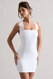 Soul White Bodycon Halter-Neck Mini Dress