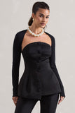 Evolve Black Long-Sleeve Shrug