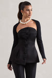 Evolve Black Long-Sleeve Shrug