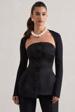Evolve Black Long-Sleeve Shrug