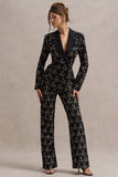 Kennedy Black Lace Tailored Blazer