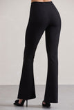 Purpose Black Flared-Leg Trousers