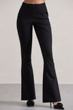 Purpose Black Flared-Leg Trousers