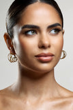 Jamille Gold Layered Hoop Earrings