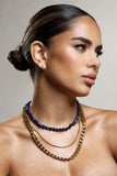 Juni Blue & Gold Layered Necklace