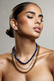 Juni Blue & Gold Layered Necklace