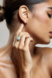 Caspian Marble Pendant Adjustable Ring
