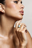 Caspian Marble Pendant Adjustable Ring