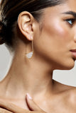 Hettie Clear Crystal Statement Earrings