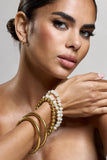 The Sum Of Us Gold Beaded Bracelet Stack