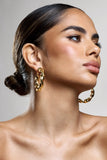 Lucid Gold Chunky Twist Hoop Earrings