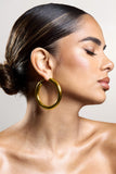 Logan Gold Chunky Hoop Earrings