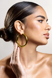 Logan Gold Chunky Hoop Earrings