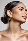 Isabeau Gold Chunky Hoop Earrings