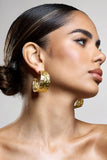 Antigua Gold Textured Hoops