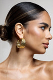 Antigua Gold Textured Hoops